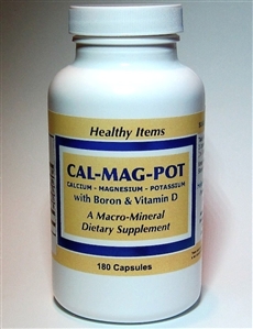 CAL-MAG-POT w/ Boron & Vit. D 180 caps