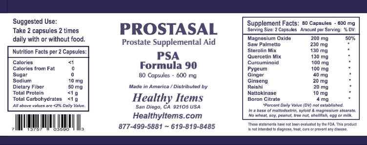 PROSTASAL PSA* Formula 90 (Same formula as Quercetin Plus & Prostasol)